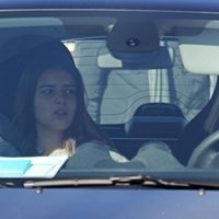 Eugenia Martínez de Irujo y Cayetana Rivera en el coche