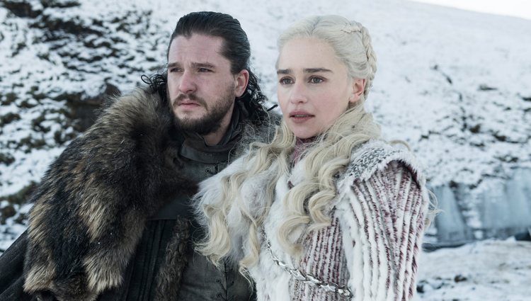 Jon Snow y Daenerys Targaryen en la octava temporada de 'Juego de Tronos'