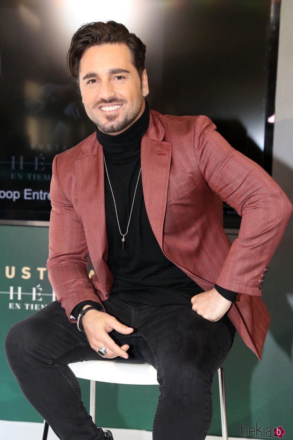 David Bustamante en la presentación de su nuevo disco 'Héroes en tiempos de guerra'