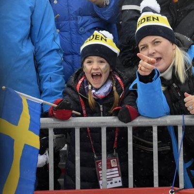 Los Príncipes suecos y noruegos en los Campeonatos del Mundo de Esquí Alpino 2019