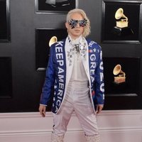 Ricky Rebel en la alfombra roja de los Grammy 2019