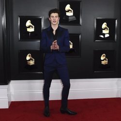 Shawn Mendes en la alfombra roja de los Grammy 2019