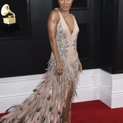 Jada Pinkett Smith en la alfombra roja de los Grammy 2019