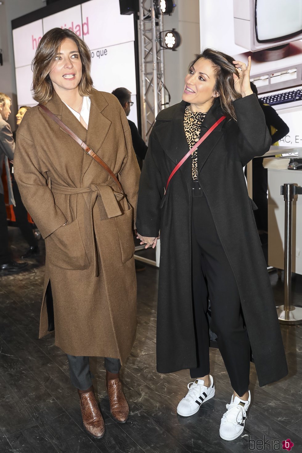 Nagore Robles y Sandra Barneda en la presentación del libro de Risto Mejide