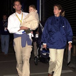 La Infanta Cristina e Iñaki Urdangarin con su hijo Juan Urdangarin en Sydney