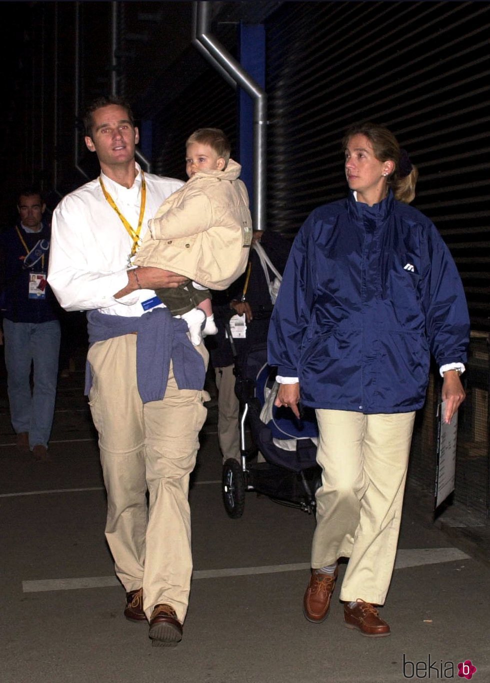 La Infanta Cristina e Iñaki Urdangarin con su hijo Juan Urdangarin en Sydney