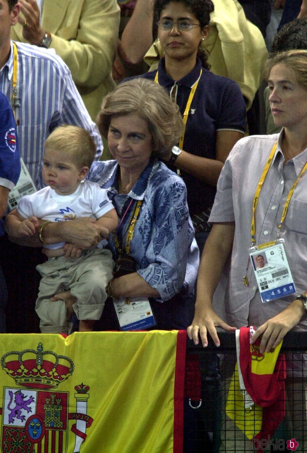 La Reina Sofía, la Infanta Cristina y Juan Urdangarin en Sydney 2000