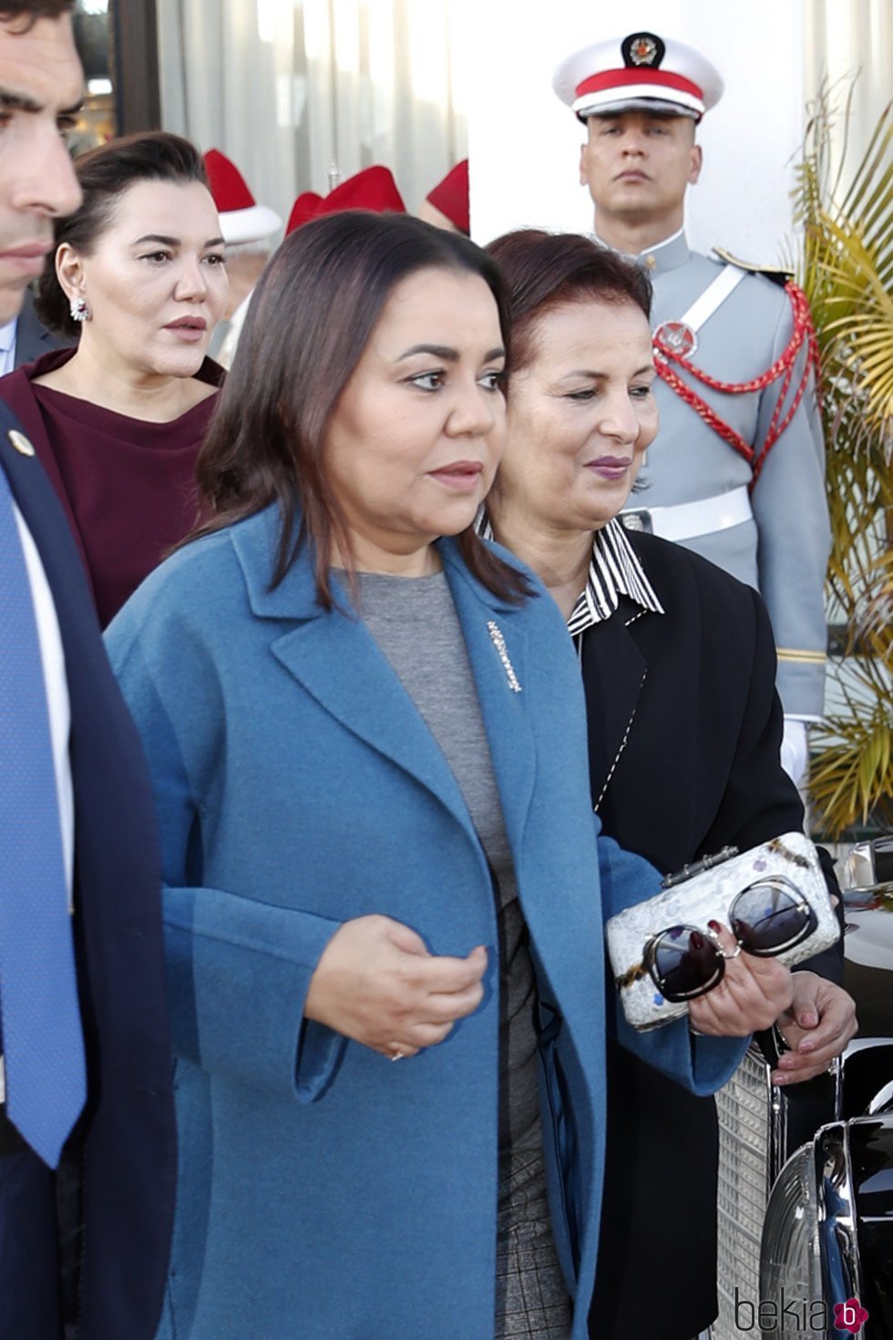 Lalla Asma de Marruecos en la recepción a los Reyes Felipe y Letizia en Rabat