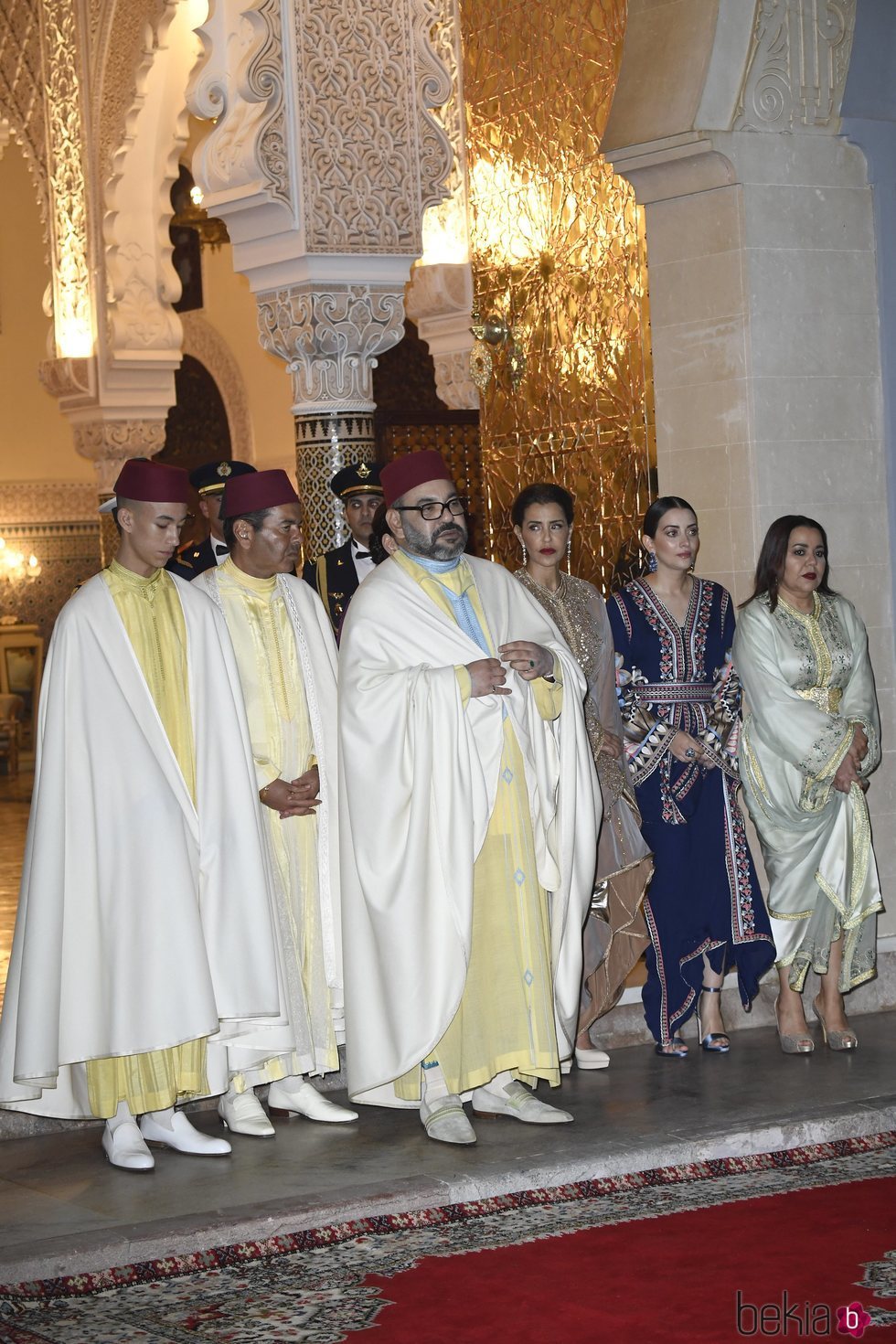 La Familia Real de Marruecos en la cena de gala a los Reyes Felipe y Letizia en Rabat