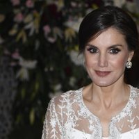 La Reina Letizia en la cena de gala en su honor en Rabat