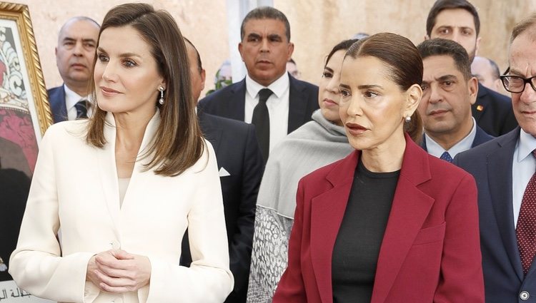 La Reina Letizia y Lalla Meryem en su visita a la Escuela de la Segunda Oportunidad de Salé