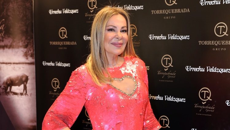 Ana Obregón en un evento gourmet el día de San Valentín 2019