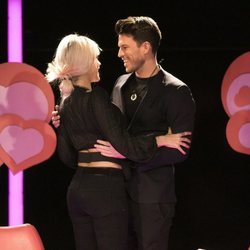 Fede e Ylenia en la sala de los reencuentros en 'GH DÚO' durante la gala 7