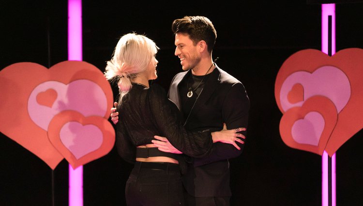 Fede e Ylenia en la sala de los reencuentros en 'GH DÚO' durante la gala 7