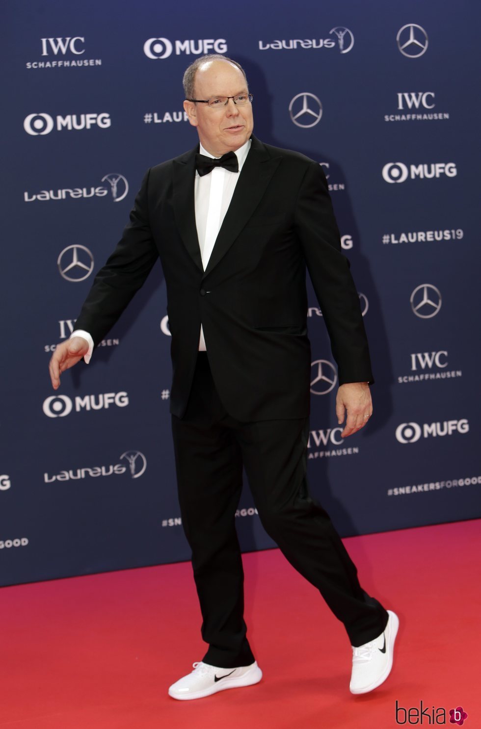 Alberto de Mónaco en los Premios Laureus 2019