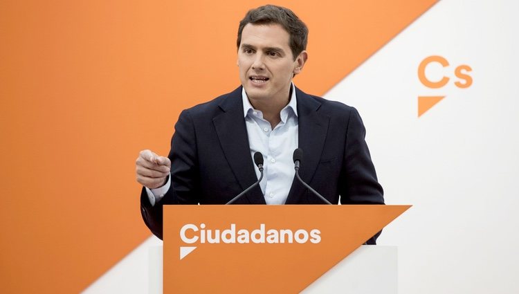 Albert Rivera en un acto de Ciudadanos