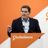 Albert Rivera en un acto de Ciudadanos