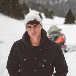 Daniel Illescas en la nieve