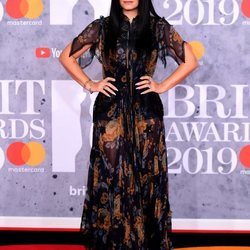 Lily Allen en la alfombra roja de los Brit Awards 2019