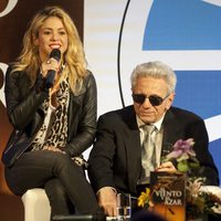 Shakira en la presentación del libro de su padre