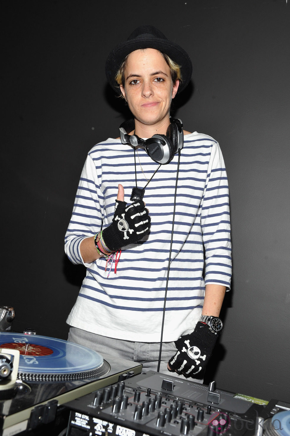 Samantha Ronson en la presentación del calendario Pirelli 2012