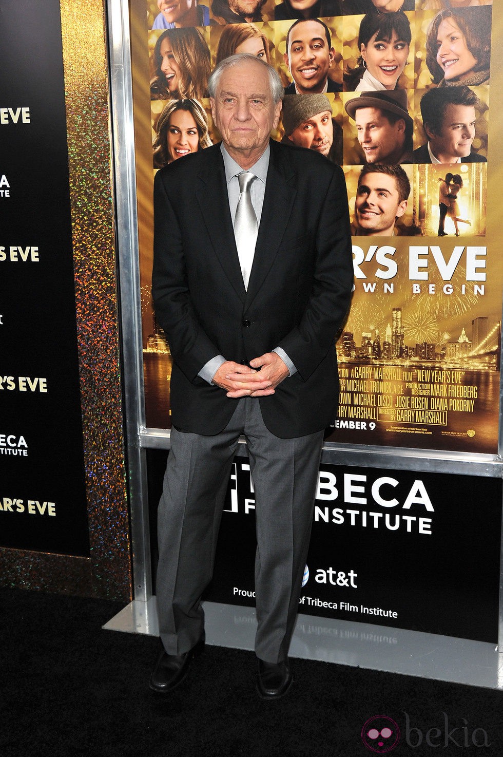 Garry Marshall en el estreno de 'New Year's Eve' en Nueva York