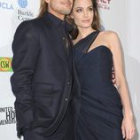 Brad Pitt y Angelina Jolie en el prestreno de 'In The Land Of Blood And Honey'