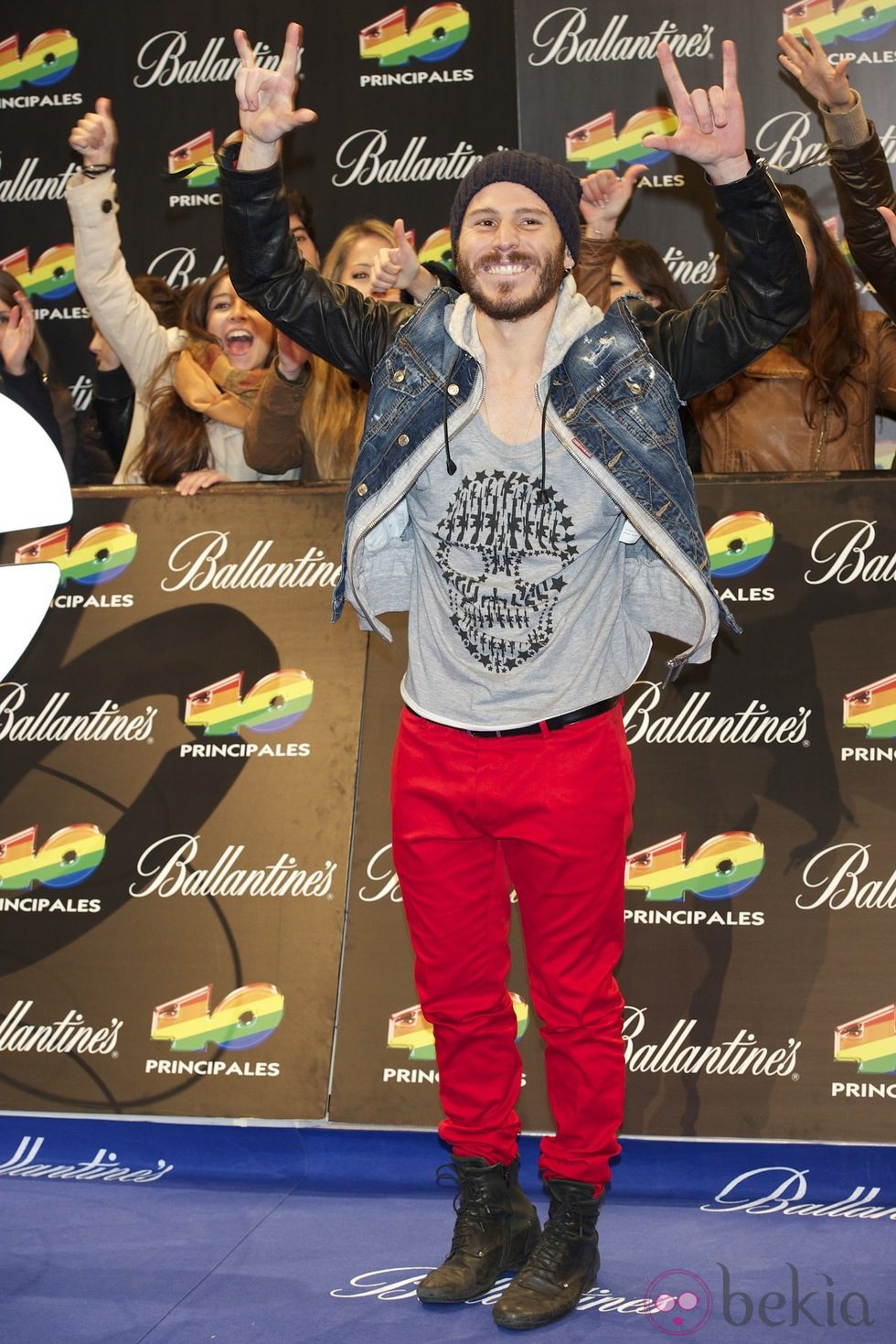 Rubén Ochandiano en los Premios 40 Principales 2011