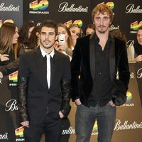 Javier Hernández e Iván Massagué en los Premios 40 Principales 2011