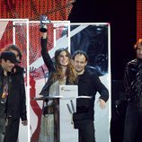 La Oreja de Van Gogh recoge su galardón en los Premios 40 Principales 2011