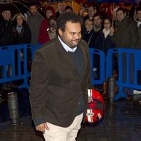 Carlos Jean en el partido Madrid-Barça en el Santiago Bernabéu