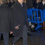 Vicente del Bosque en el partido Madrid-Barça en el Santiago Bernabéu