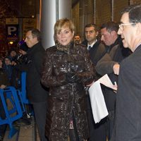 Inés Ballester en el partido Madrid-Barça en el Santiago Bernabéu