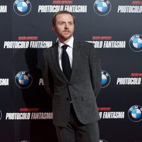 Simon Pegg en el estreno de 'Misión imposible: Protocolo fantasma' en Madrid