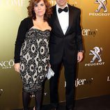 Soraya Sáenz de Santamaría e Iván Rosa en los Premios Mujer Hoy 2011