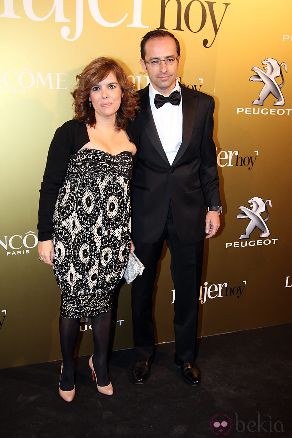 Soraya Sáenz de Santamaría e Iván Rosa en los Premios Mujer Hoy 2011