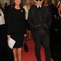 Carolina de Mónaco y Karl Lagerfeld