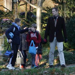 Iñaki Urdangarín con sus hijos Juan Urdangarín y Pablo Nicolás Urdangarín