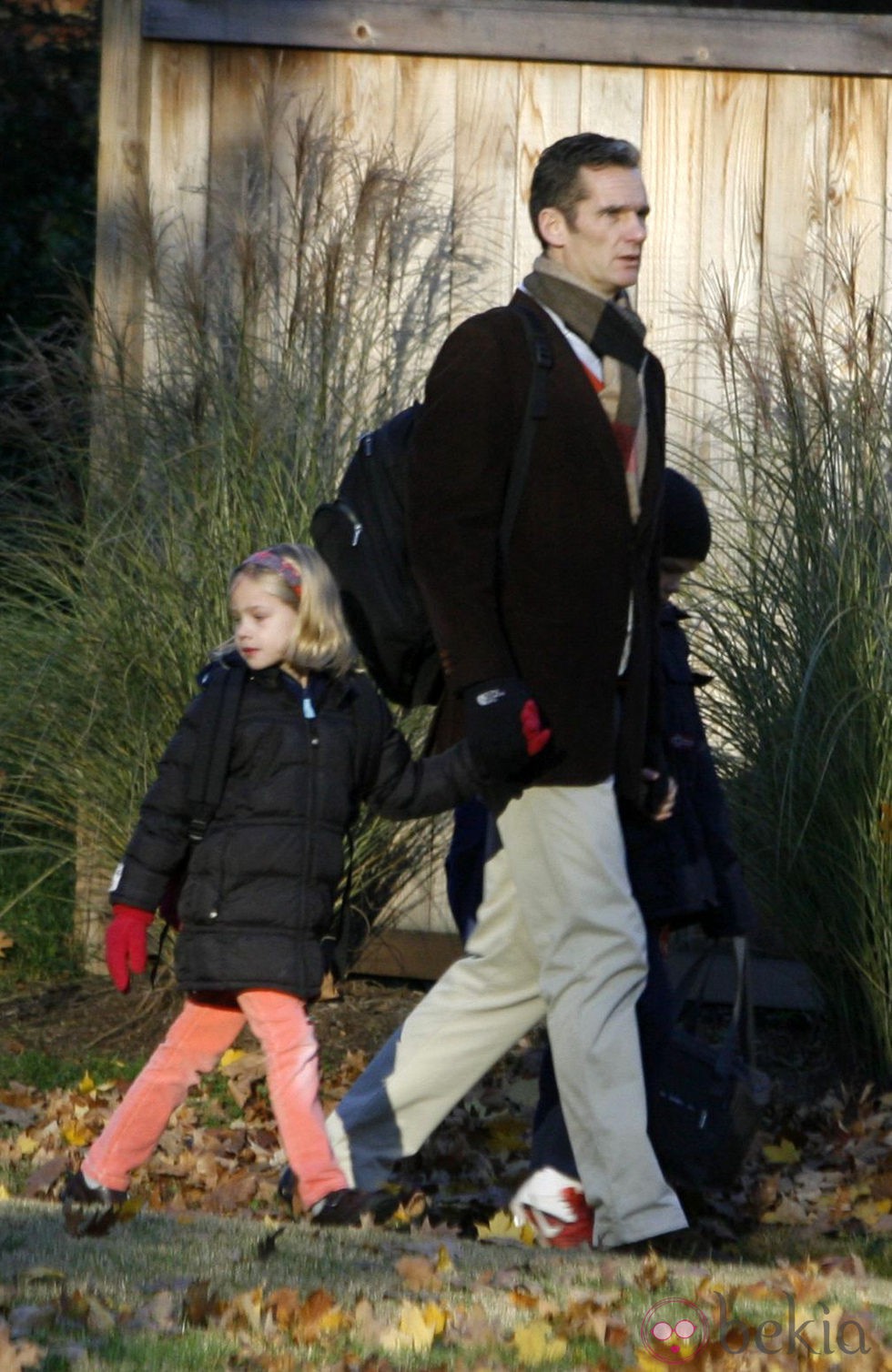 Iñaki Urdangarín con su hija Irene Urdangarín