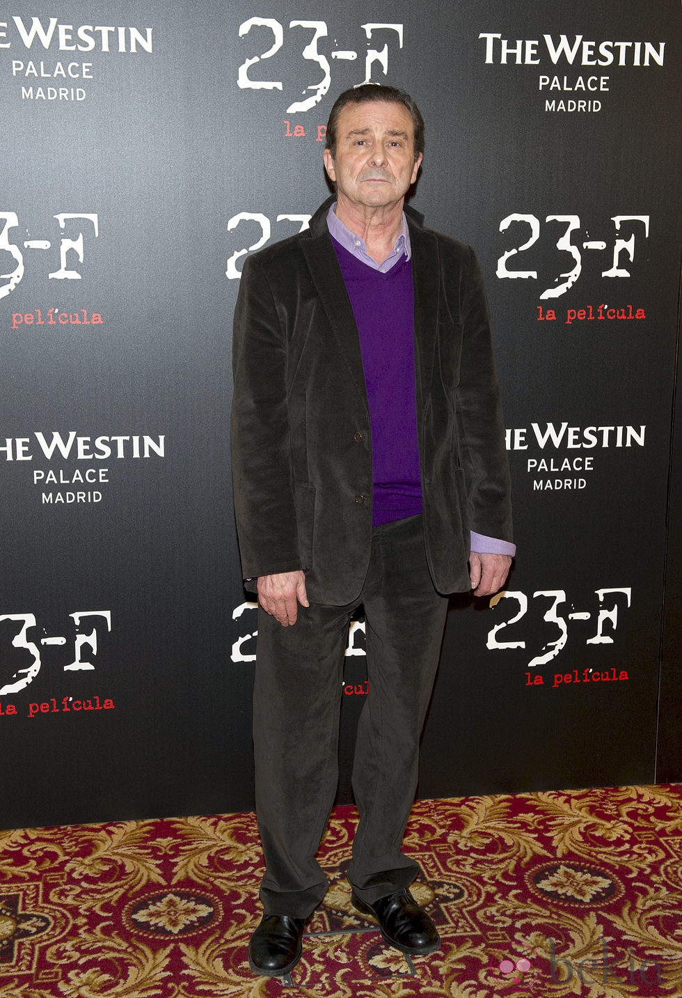 El actor Juan Diego en el preestreno de '23-F'