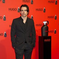 Emmanuel Esparza en la fiesta de Hugo Boss