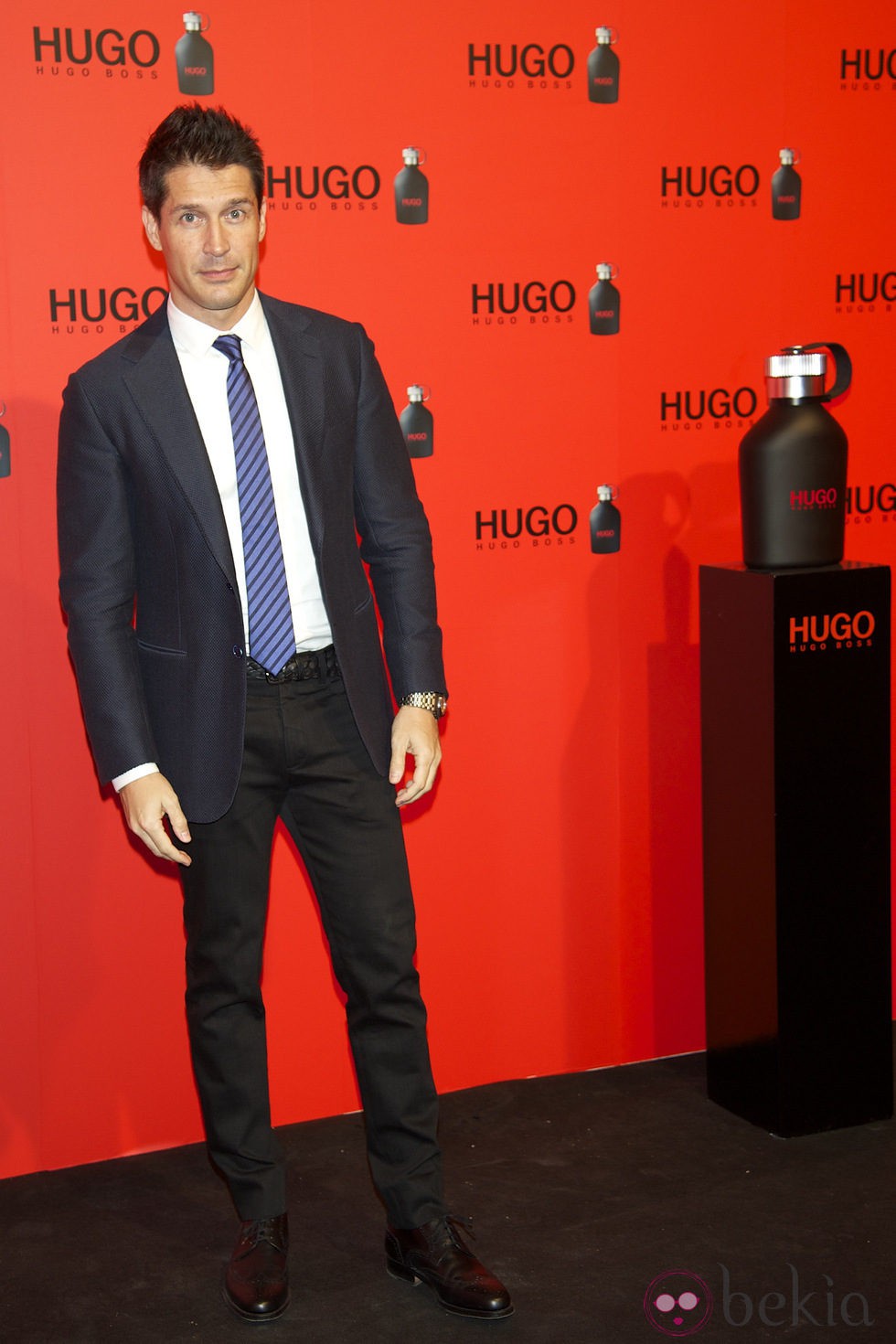 Jaime Cantizano en la fiesta de Hugo Boss