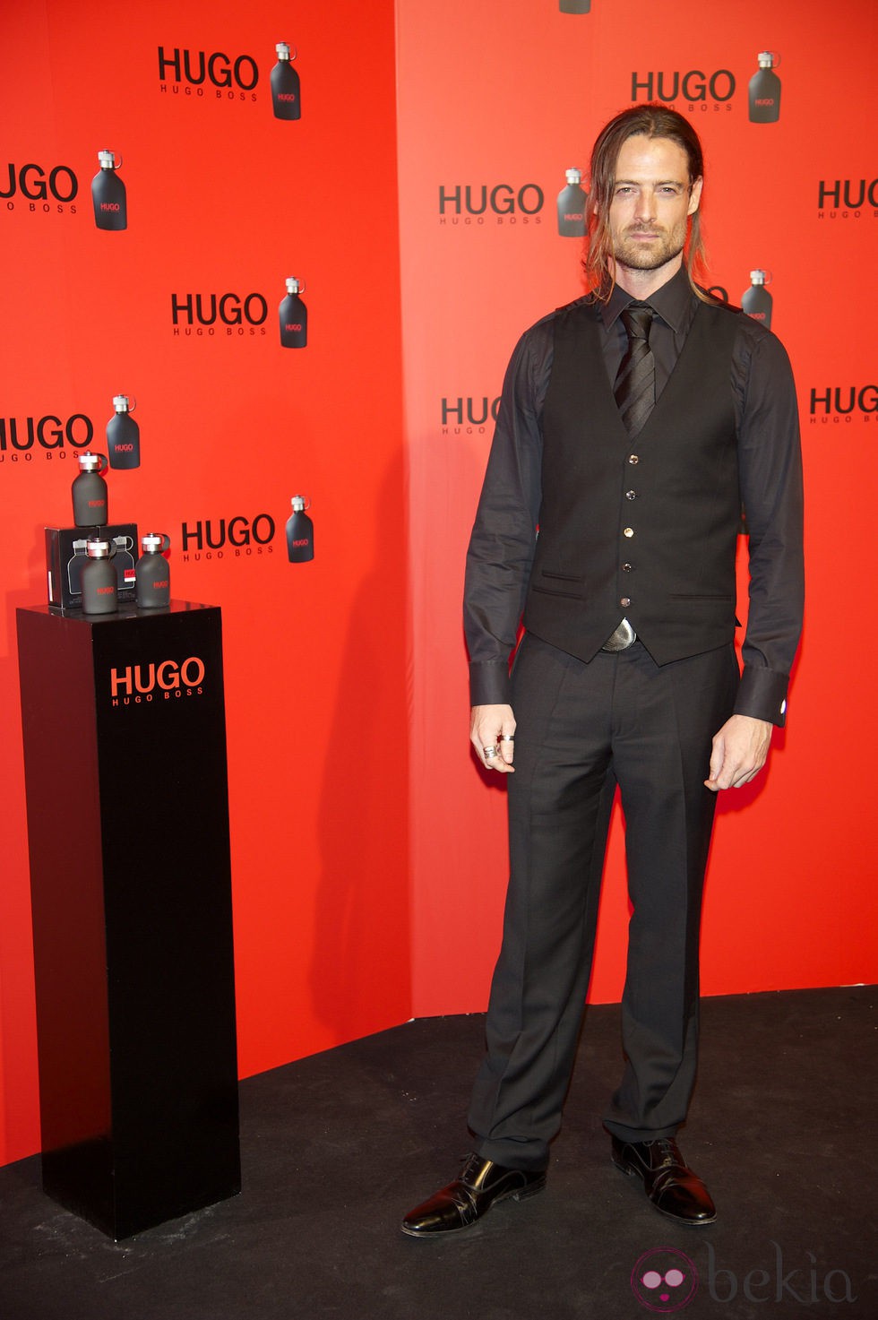 William Miller en la fiesta de Hugo Boss