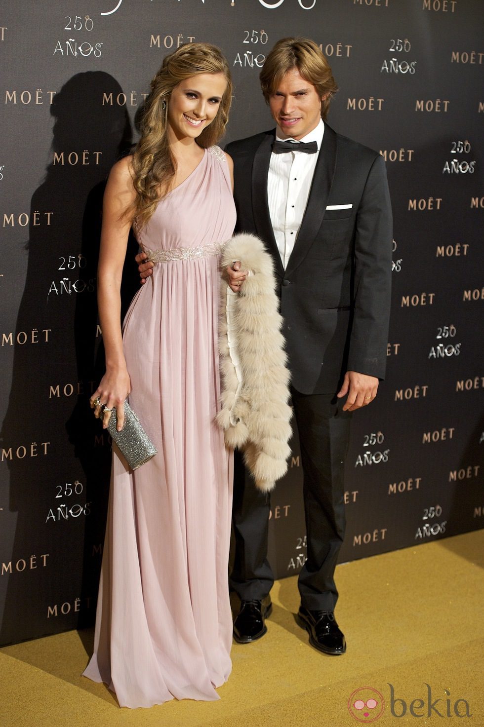 Carlos Baute y Astrid Klisans en el 250 Aniversario de Moet & Chandon