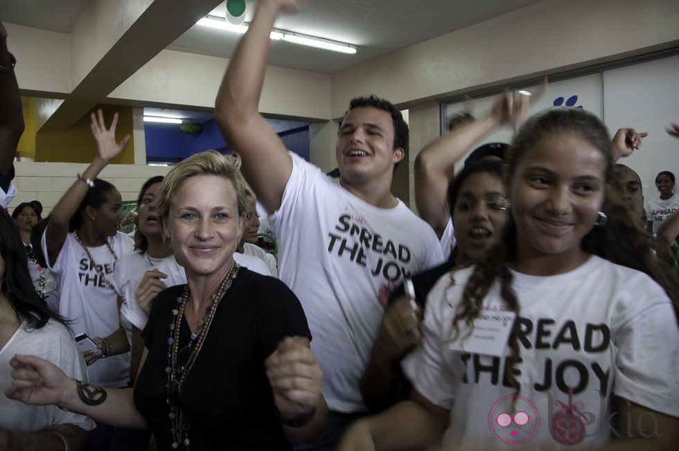 Patricia Arquette con los más desfavorecidos de Haití