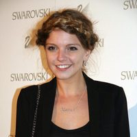 Laura Hayden en la inauguración de una tienda de Swarovski