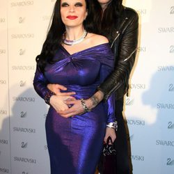 Alaska y Mario Vaquerizo en la inauguración de una tienda de Swarovski