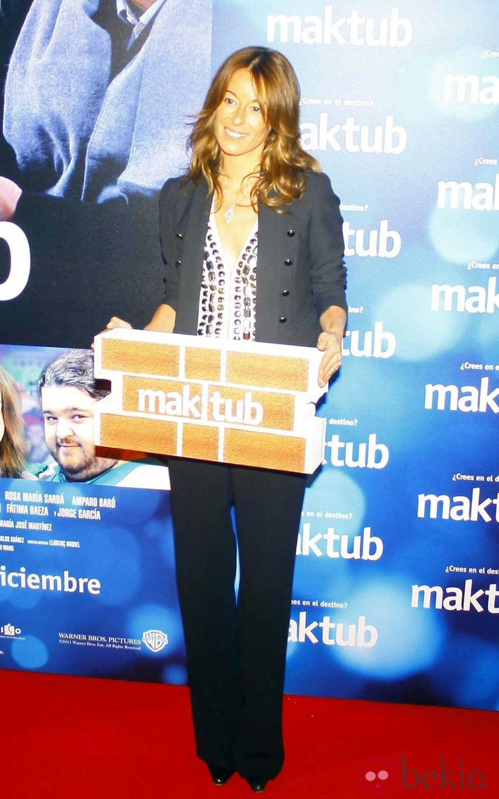 Mónica Martín Luque en el estreno de 'Maktub'