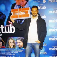 Iker Lastra en el estreno de 'Maktub'