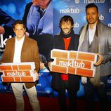 Jorge Sanz y Pablo Puyol en el estreno de 'Maktub'